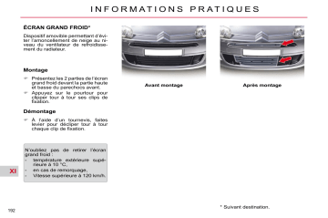 CITROEN C5 01/11/2009 - 30/06/2010 Manuel du propriétaire | Fixfr