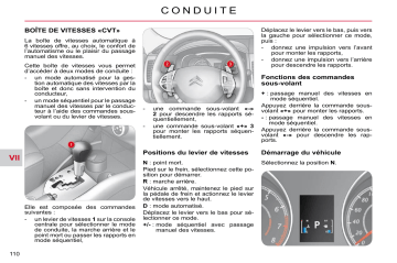 CITROEN C-CROSSER 01/07/2010 - 30/06/2011 Manuel du propriétaire | Fixfr