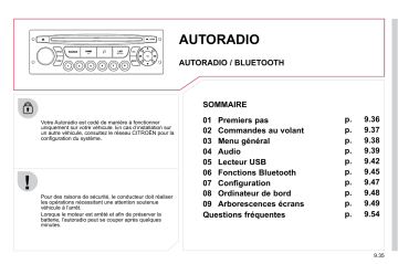 CITROEN BERLINGO 01/03/2011 - 29/02/2012 Manuel du propriétaire | Fixfr