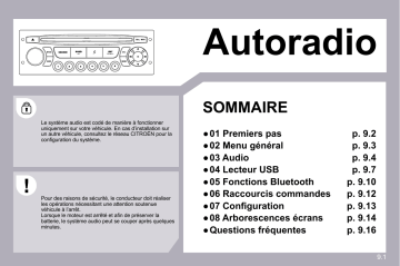 CITROEN BERLINGO 01/01/2009 - 30/06/2009 Manuel du propriétaire | Fixfr