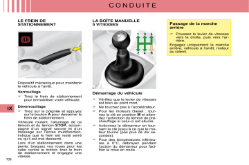 CITROEN C4 01/11/2008 - 28/02/2009 Manuel du propriétaire | Fixfr