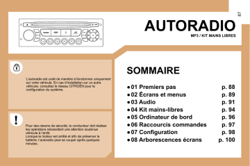 CITROEN BERLINGO 01/07/2008 - 31/12/2008 Manuel du propriétaire | Fixfr