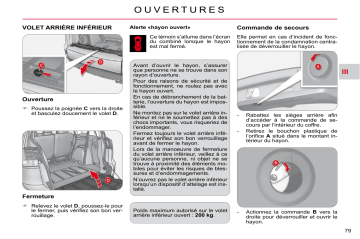 CITROEN C-CROSSER 01/07/2010 - 30/06/2011 Manuel du propriétaire | Fixfr