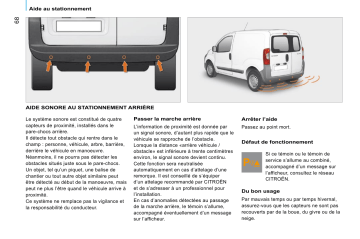 CITROEN NEMO 01/01/2009 - 30/09/2010 Manuel du propriétaire | Fixfr