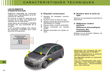 CITROEN C4 01/11/2008 - 28/02/2009 Manuel du propriétaire | Fixfr