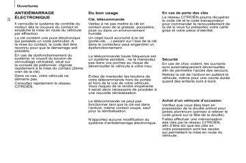 CITROEN C8 01/11/2008 - 30/06/2009 Manuel du propriétaire | Fixfr