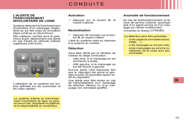 CITROEN C4 SPACETOURER C4 PICASSO 01/10/2008 - 31/01/2009 Manuel du propriétaire | Fixfr