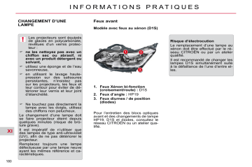 CITROEN C5 01/11/2010 - 28/02/2011 Manuel du propriétaire | Fixfr