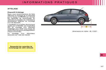 CITROEN C4 01/06/2008 - 31/10/2008 Manuel du propriétaire | Fixfr