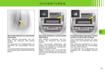 CITROEN C3 01/10/2007 - 30/04/2008 Manuel du propriétaire | Fixfr