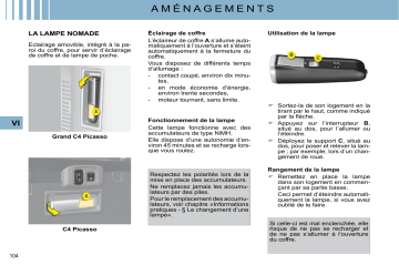 CITROEN C4 SPACETOURER C4 PICASSO 01/10/2009 - 30/09/2010 Manuel du propriétaire | Fixfr