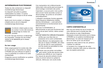 CITROEN JUMPER 01/09/2008 - 31/12/2009 Manuel du propriétaire | Fixfr