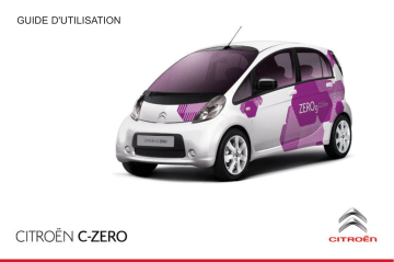 CITROEN C-ZERO 01/11/2014 - 27/10/2016 Manuel du propriétaire | Fixfr