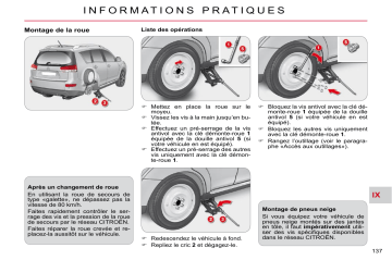 CITROEN C-CROSSER 01/08/2009 - 30/06/2010 Manuel du propriétaire | Fixfr