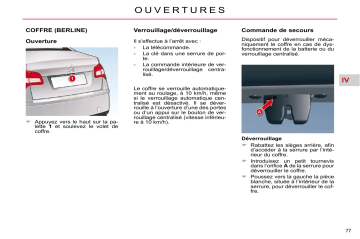 CITROEN C5 01/11/2009 - 30/06/2010 Manuel du propriétaire | Fixfr