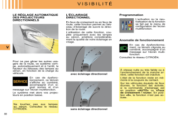 CITROEN C4 SPACETOURER C4 PICASSO 01/02/2009 - 30/09/2009 Manuel du propriétaire | Fixfr