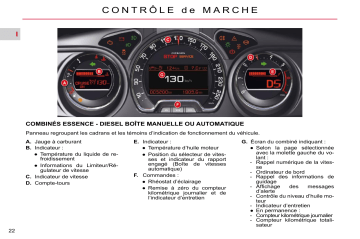 CITROEN C5 01/11/2009 - 30/06/2010 Manuel du propriétaire | Fixfr