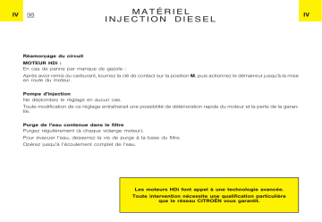 CITROEN XSARA PICASSO 01/10/2005 - 31/12/2009 Manuel du propriétaire | Fixfr