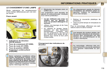 CITROEN C3 PICASSO 01/11/2008 - 31/10/2009 Manuel du propriétaire | Fixfr