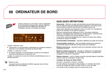 CITROEN C5 01/07/2010 - 31/10/2010 Manuel du propriétaire | Fixfr