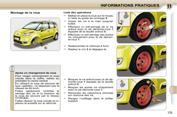 CITROEN C3 PICASSO 01/11/2009 - 31/08/2010 Manuel du propriétaire | Fixfr