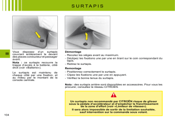 CITROEN C8 01/01/2008 - 30/06/2008 Manuel du propriétaire | Fixfr