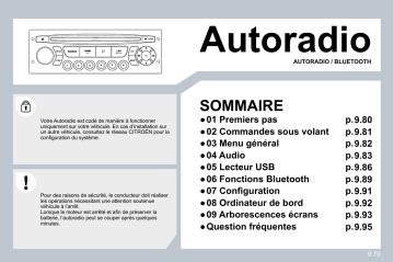 CITROEN C8 01/04/2010 - 31/12/2012 Manuel du propriétaire | Fixfr