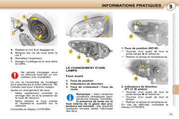 CITROEN C1 01/04/2008 - 30/11/2008 Manuel du propriétaire | Fixfr