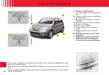 CITROEN C3 01/10/2007 - 30/04/2008 Manuel du propriétaire | Fixfr