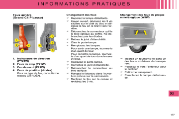 CITROEN C4 SPACETOURER C4 PICASSO 01/02/2009 - 30/09/2009 Manuel du propriétaire | Fixfr