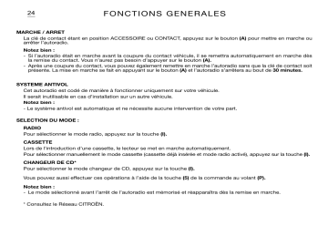 CITROEN XSARA PICASSO 01/10/2005 - 31/12/2009 Manuel du propriétaire | Fixfr