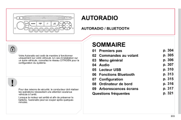 CITROEN C4 SPACETOURER C4 PICASSO 01/10/2010 - 30/09/2011 Manuel du propriétaire | Fixfr