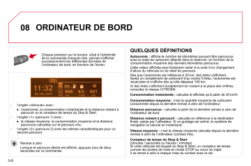 CITROEN C4 SPACETOURER C4 PICASSO 01/10/2010 - 30/09/2011 Manuel du propriétaire | Fixfr