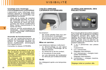 CITROEN C4 SPACETOURER C4 PICASSO 01/10/2008 - 31/01/2009 Manuel du propriétaire | Fixfr