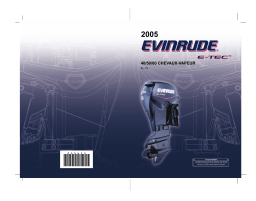 Evinrude EV 50 E-TEC 2005 Manuel du propriétaire