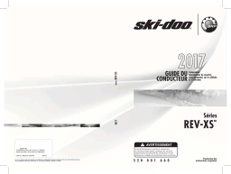 Ski-Doo REV-XS Series 2017 Manuel du propriétaire