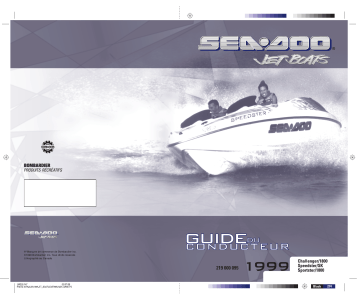 Sea-doo Sportster 1800 1999 Manuel du propriétaire | Fixfr