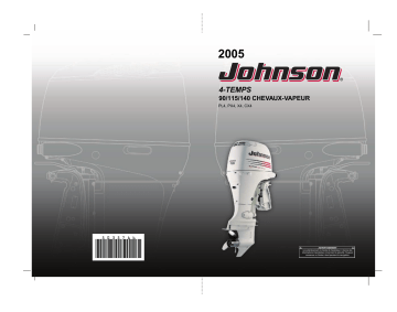 Johnson JO 90 4 Stroke 2005 Manuel du propriétaire | Fixfr