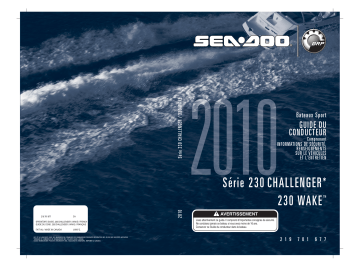 Sea-doo 230 Challenger 2010 Manuel du propriétaire | Fixfr