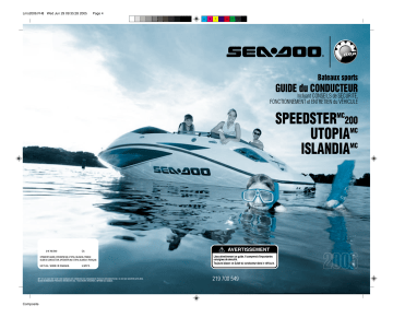 Sea-doo Islandia 2006 Manuel du propriétaire | Fixfr