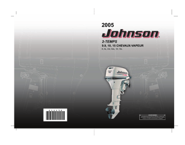 Johnson JO 9.9 2 Stroke 2005 Manuel du propriétaire | Fixfr