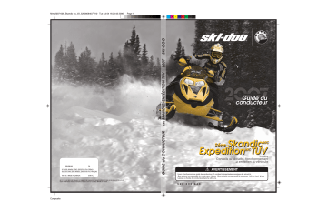 Ski-Doo Skandic Series 2007 Manuel du propriétaire | Fixfr