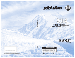 Ski-Doo REV-XP 550 F/C S 2014 Manuel du propriétaire