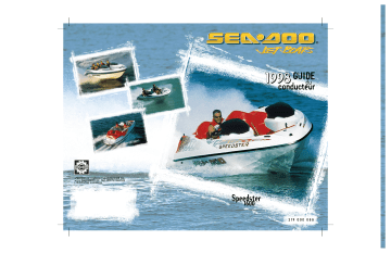 Sea-doo Speedster 1998 Manuel du propriétaire | Fixfr