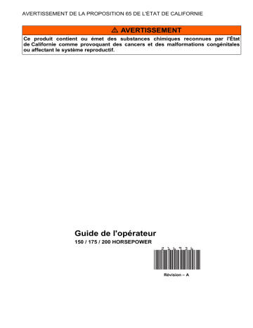 AAA EV G2 150 | AAA EV G2 200 | Evinrude AAA EV G2 175 Manuel du propriétaire | Fixfr