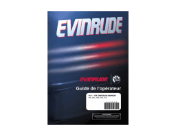 Evinrude EV 175 / 150 / 135 / 115 / DI 2006 Manuel du propriétaire