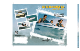 Sea-doo Sportster 1998 Manuel du propriétaire