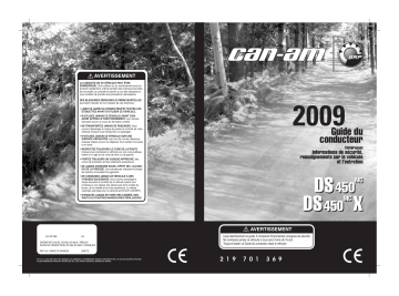 Can-Am DS 450/450 X 2009 Manuel du propriétaire | Fixfr