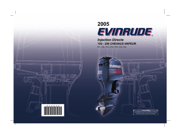 Evinrude EV 250 / 225 / 200 / 175 / 150 / 135 / 115 / 100 DI 2005 Manuel du propriétaire | Fixfr