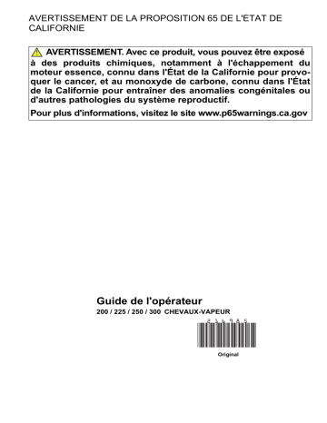 AGG EV G2 200 | AGG EV G2 300 | AGG EV G2 250 | AHA EV G2 225 | AHA EV G2 200 | AHA EV G2 300 | AHA EV G2 250 | Evinrude AGG EV G2 225 Manuel du propriétaire | Fixfr